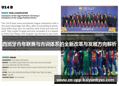 西班牙青年联赛与青训体系的全新改革与发展方向解析